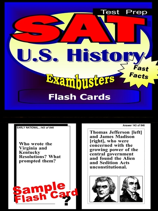 Title details for SAT 2 US History Test—Exambusters Flashcards by SAT II Exambusters - Available